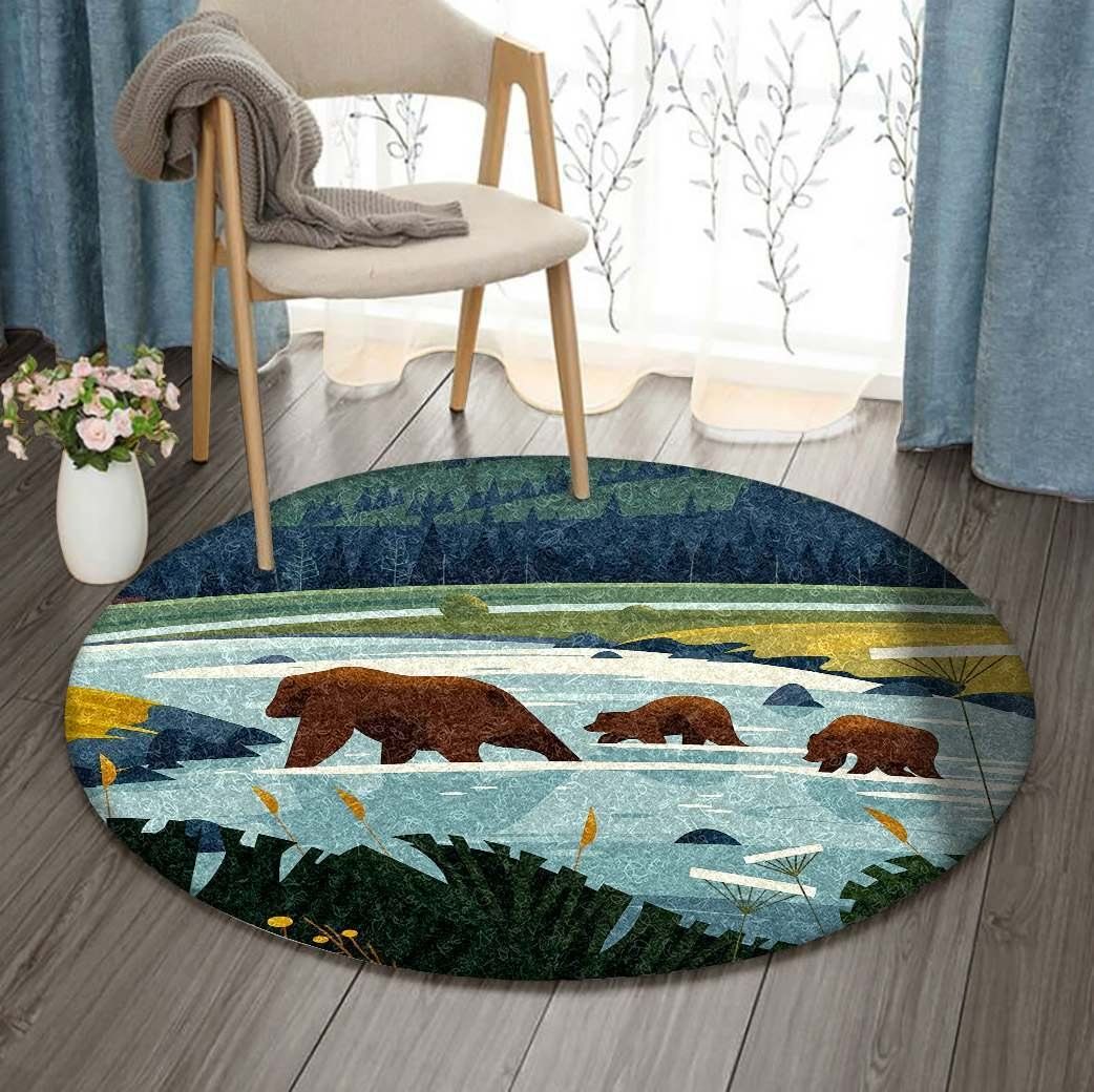 Bear Round Carpet