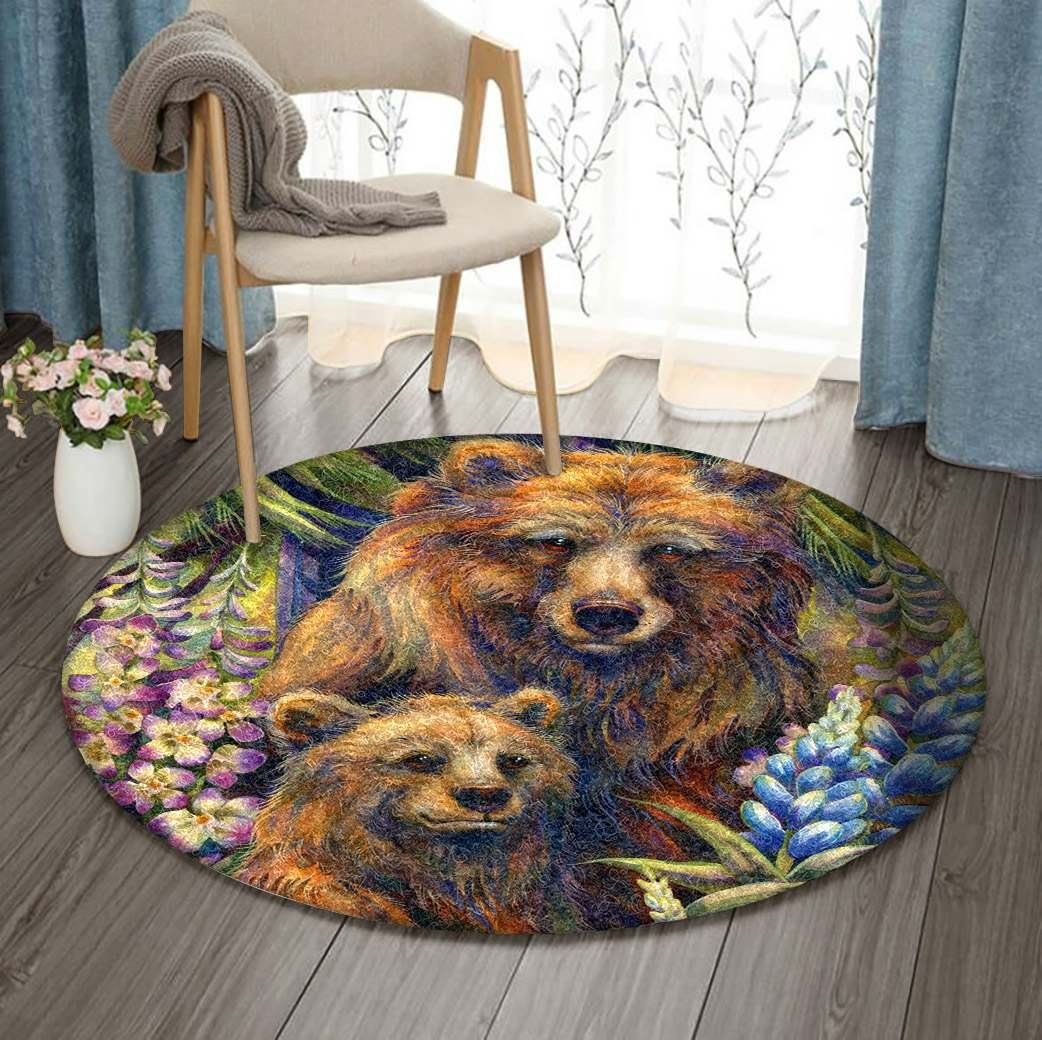 Bear Round Carpet