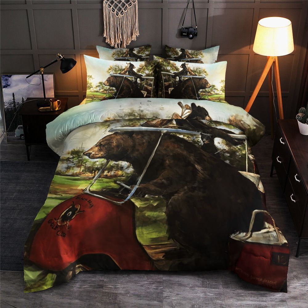 Bear Driver Golf Cart Bedding Set