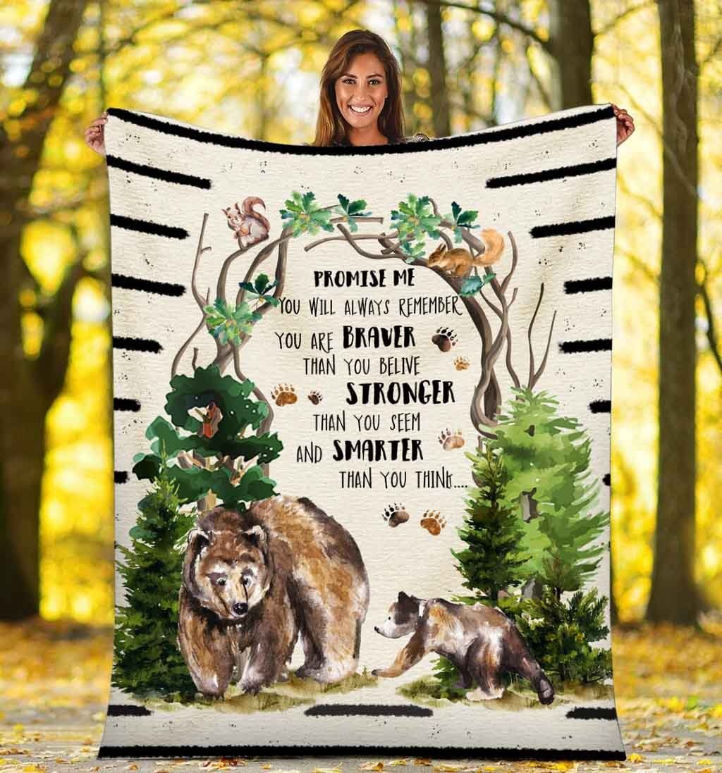 Bear Fleece Blanket