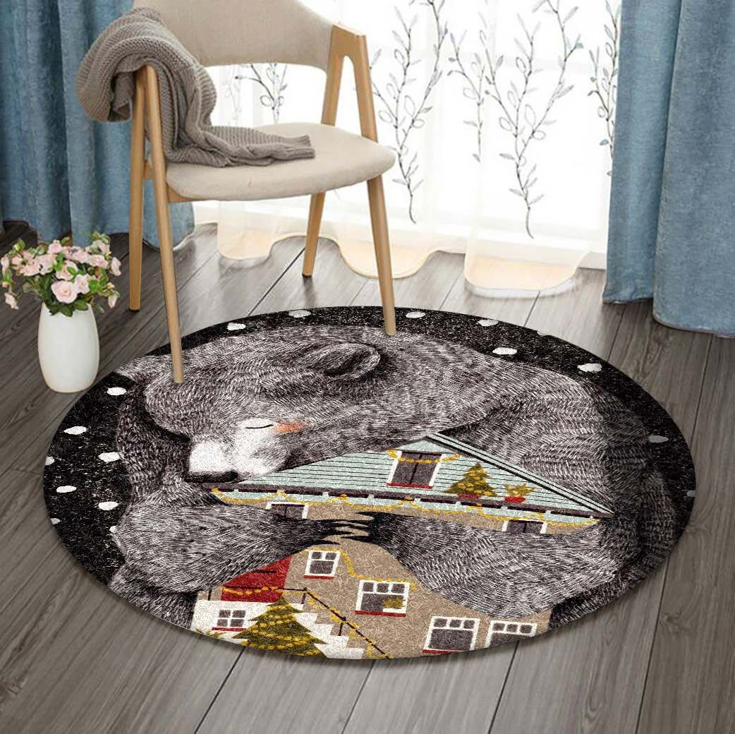 Bear Round Carpet