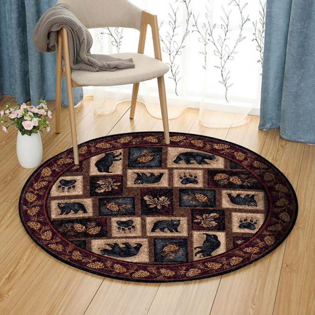 Bear Round Carpet