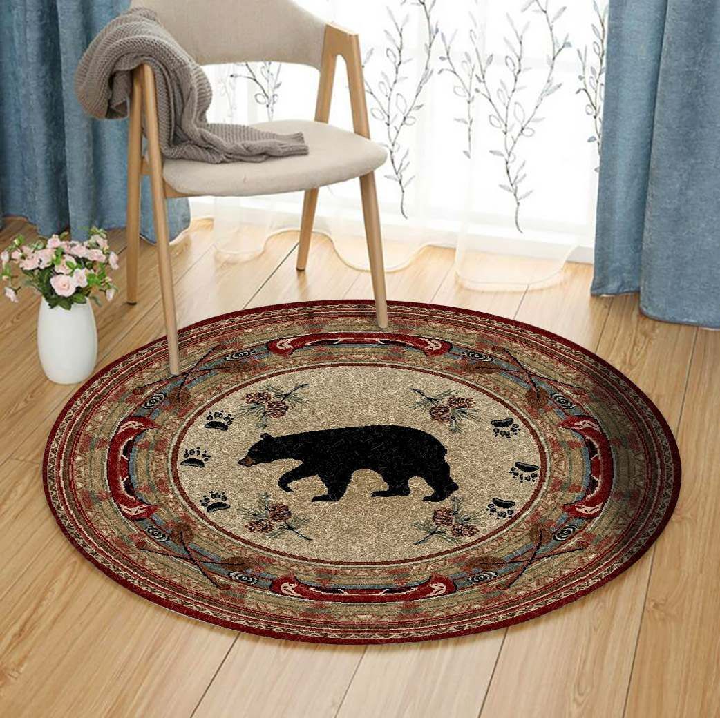 Bear Round Carpet