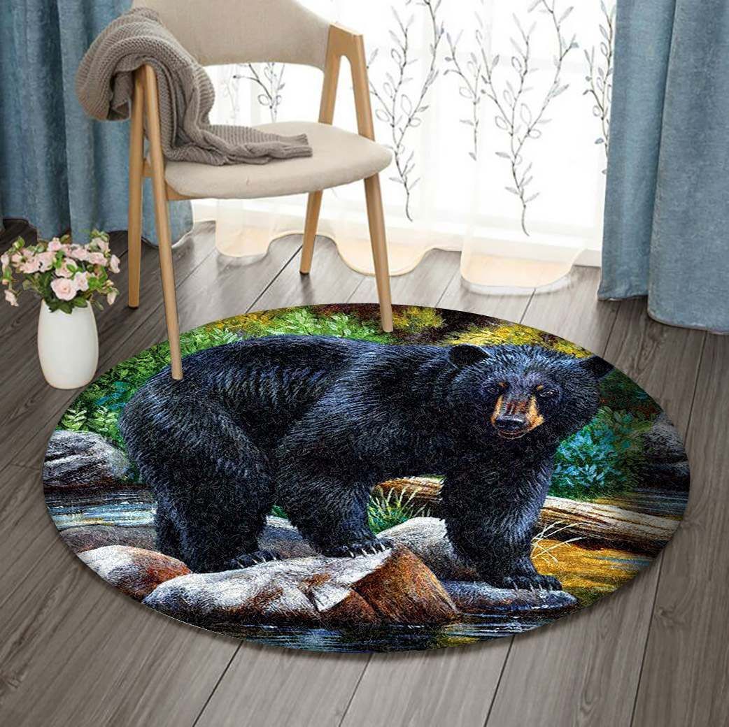 Bear Round Carpet