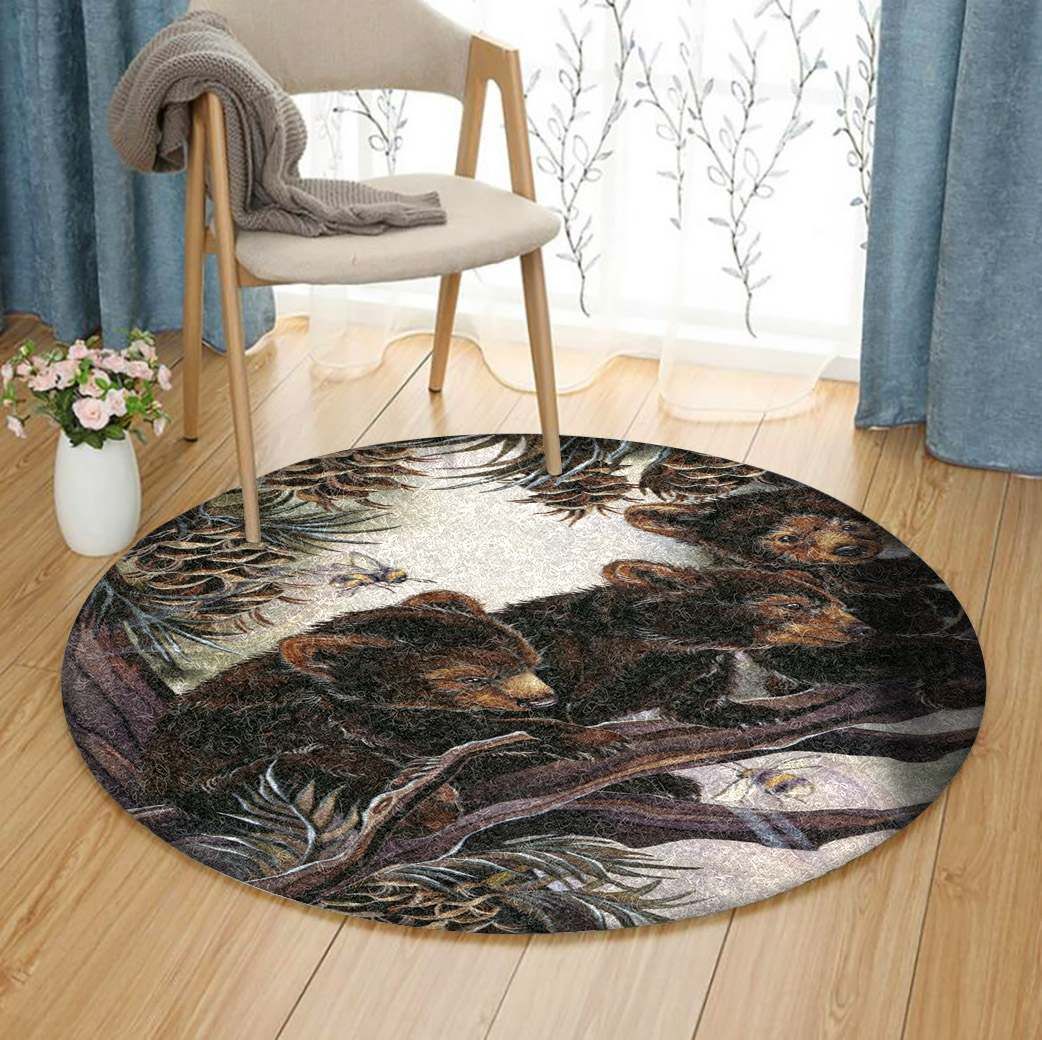 Bear Round Carpet