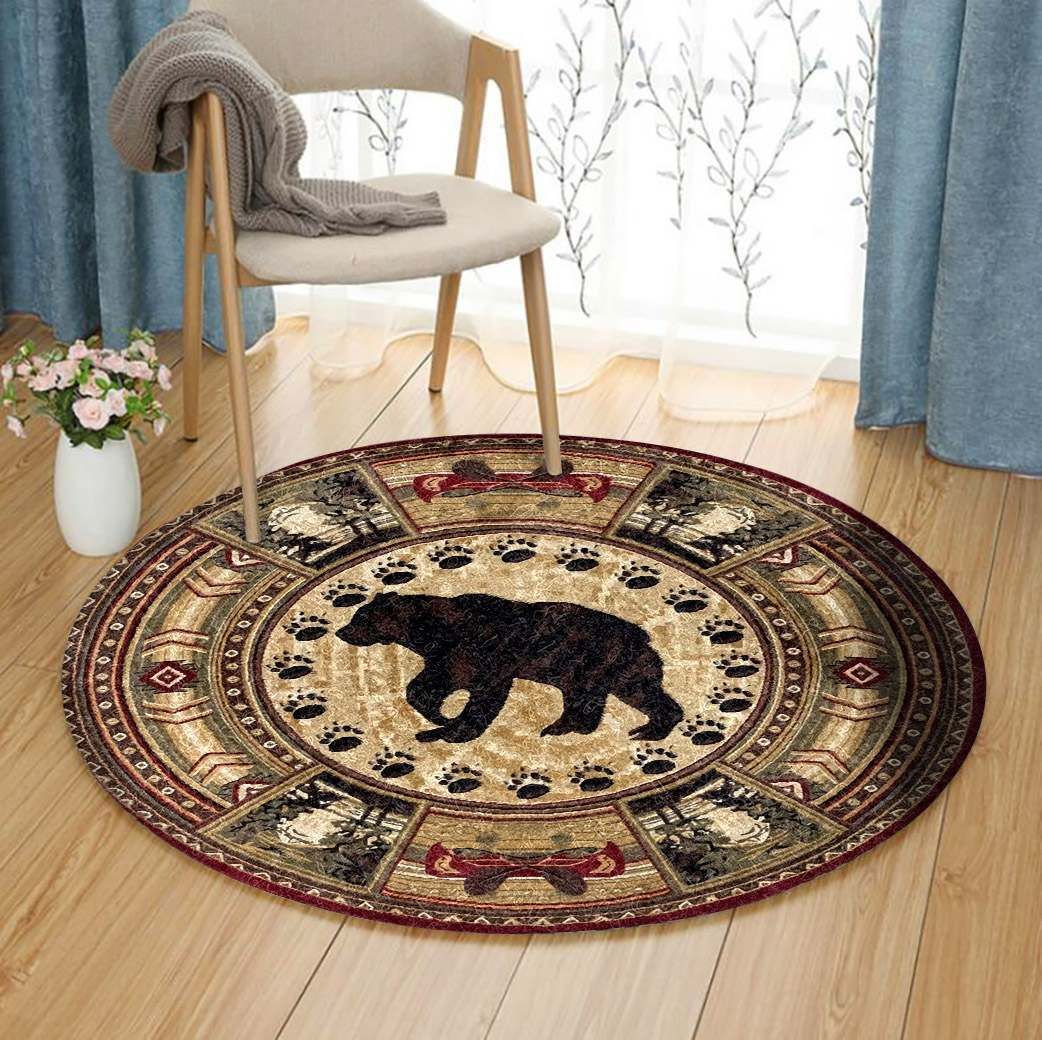 Bear Round Carpet