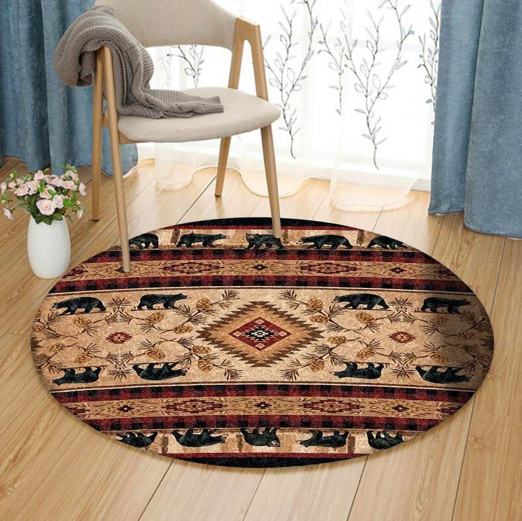 Bear Round Carpet