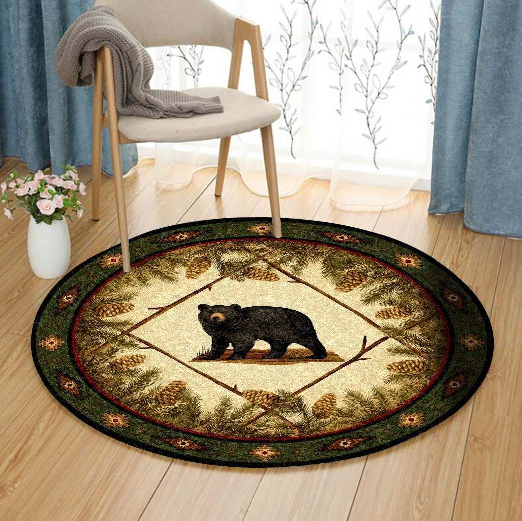 Bear Round Carpet