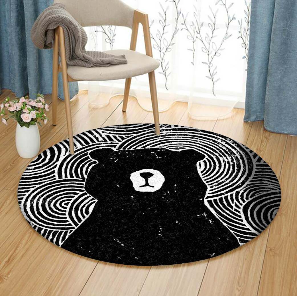 Bear Round Carpet