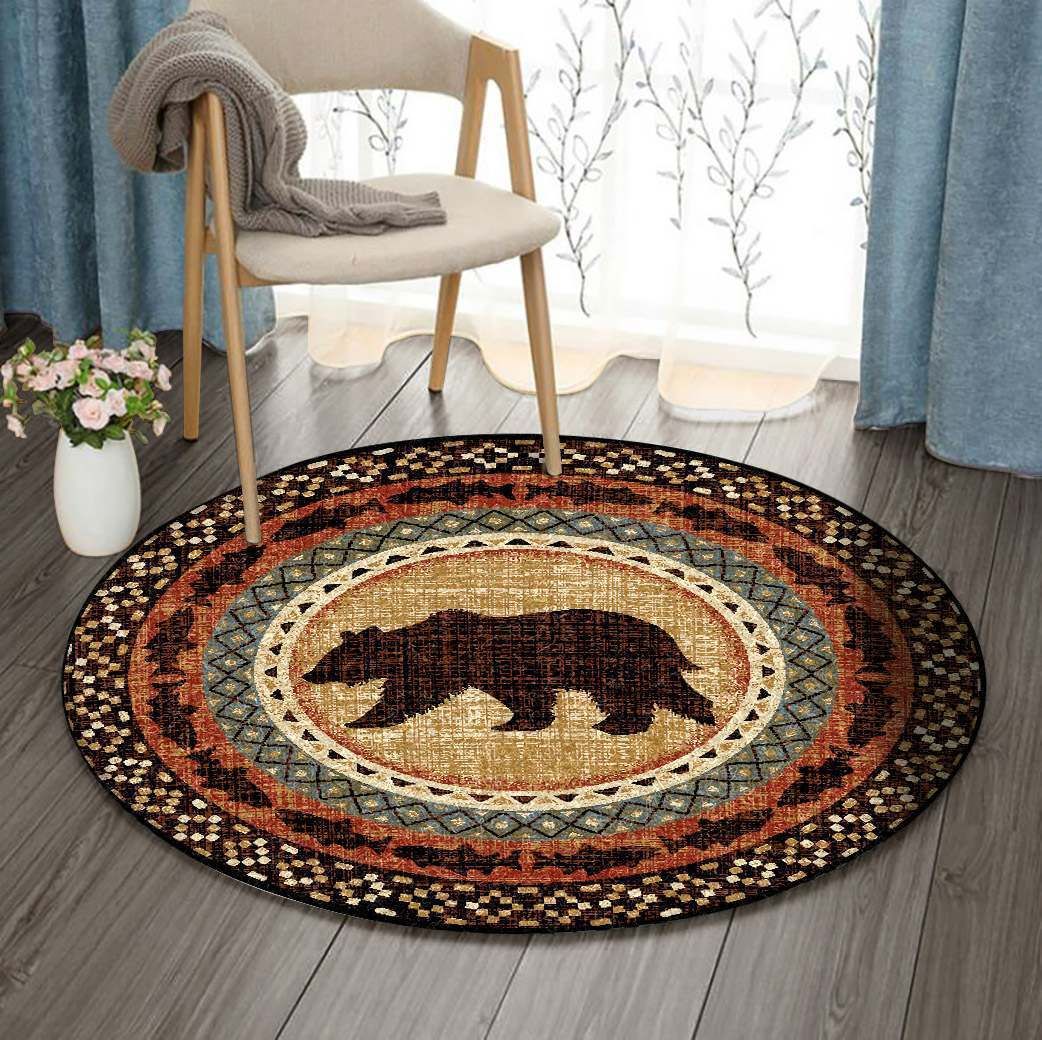 Bear Round Carpet