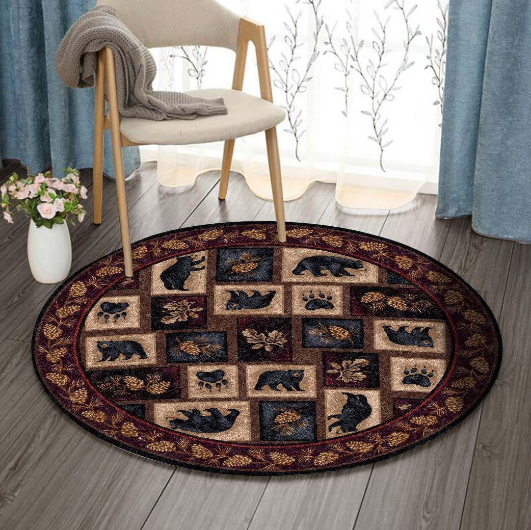Bear Round Carpet