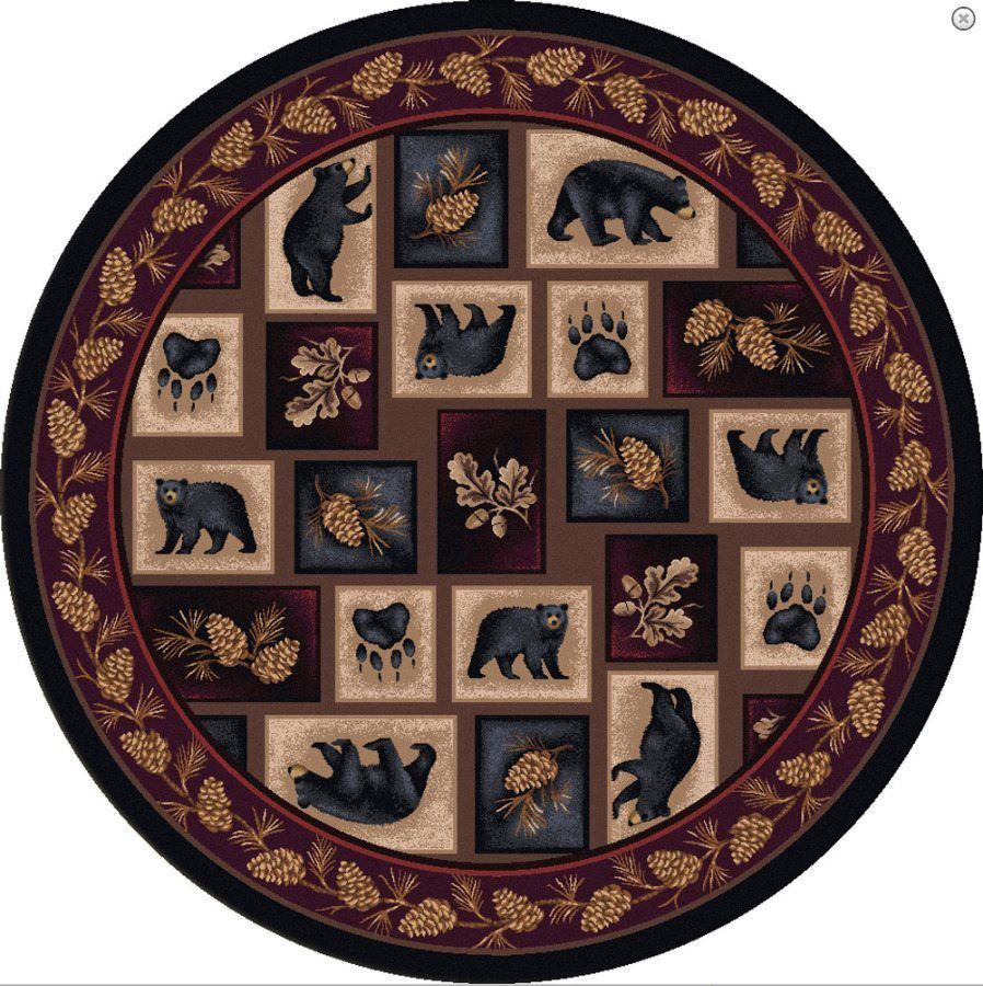 Bear Patch Round Carpet