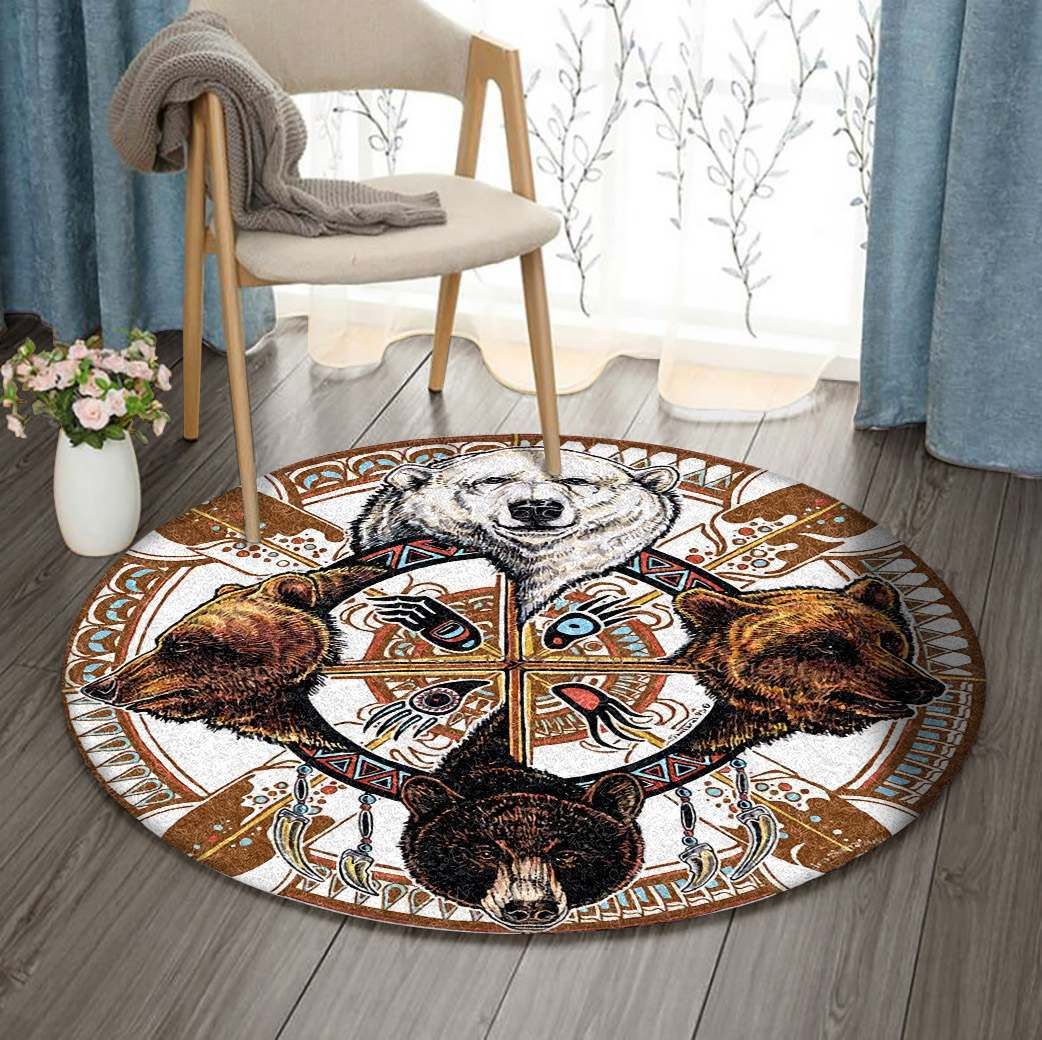 Bear Spirit Round Carpet