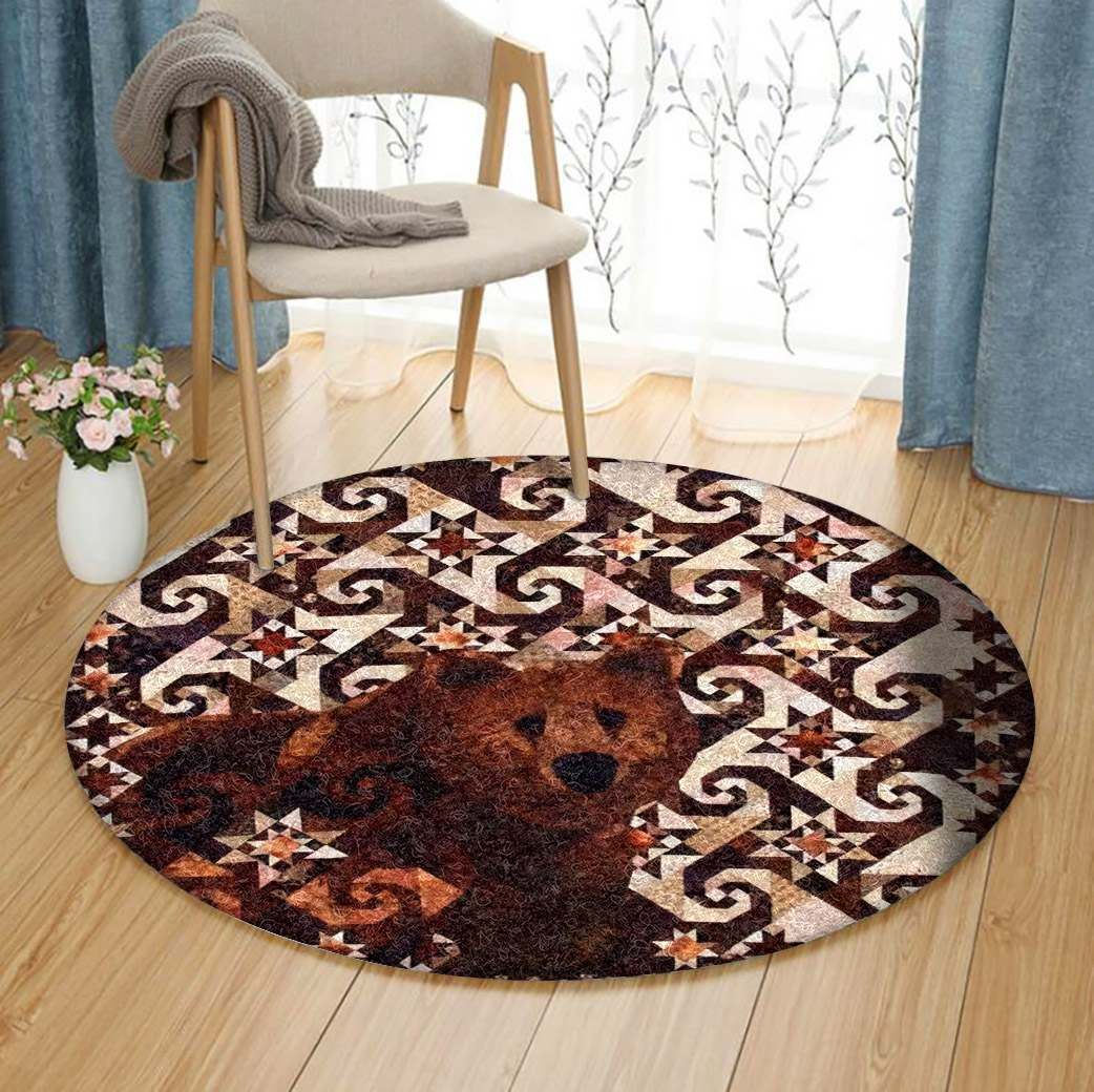 Bear Round Carpet