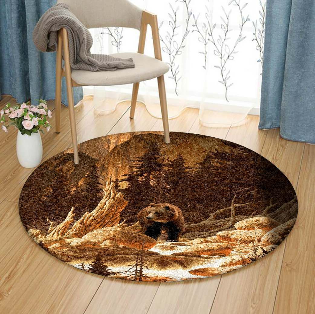 Bear Round Carpet