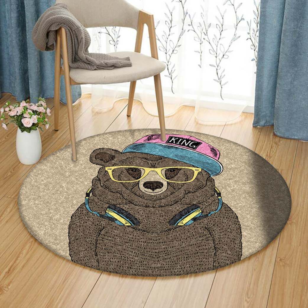 Bear Round Carpet