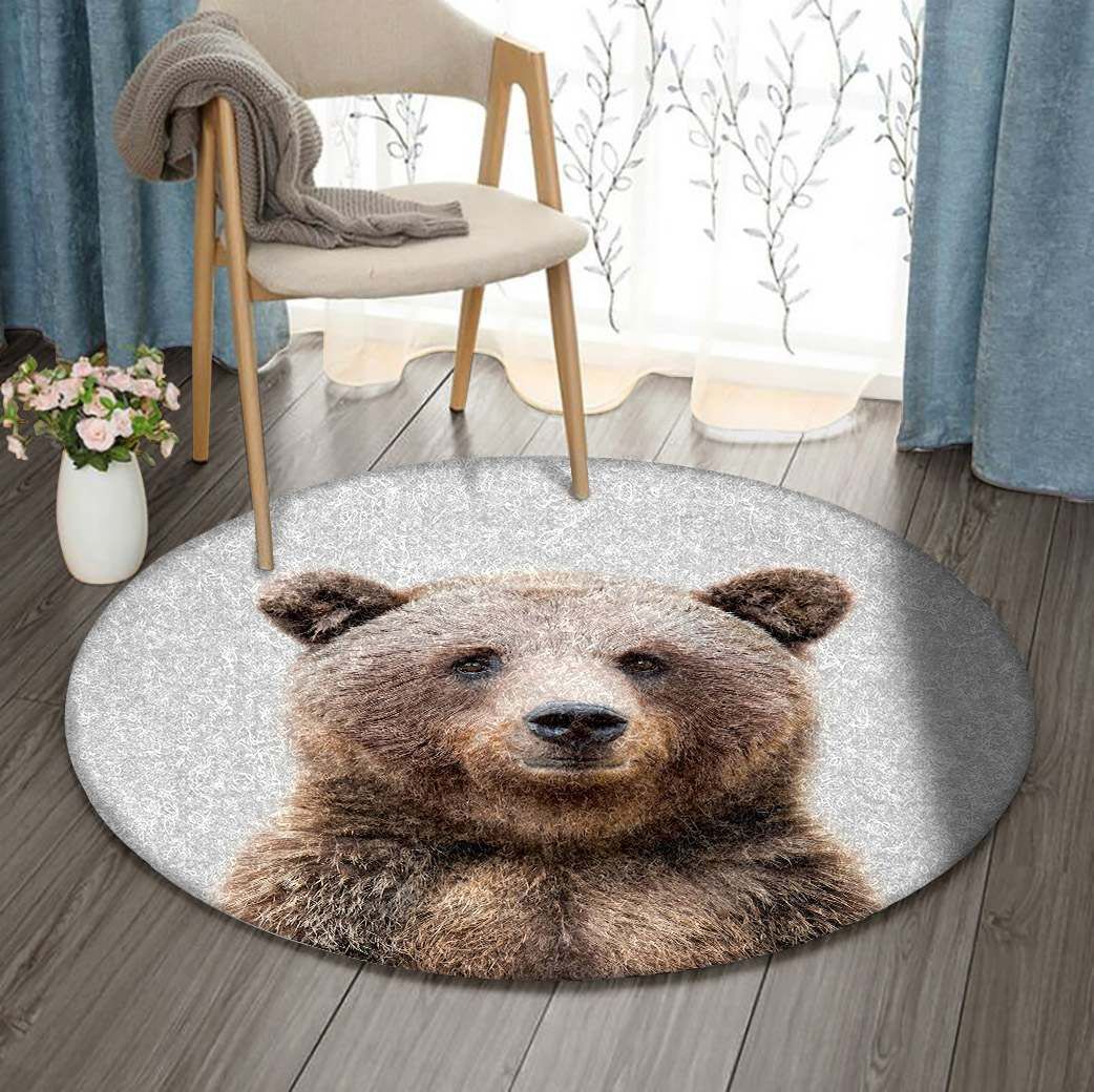 Bear Round Carpet