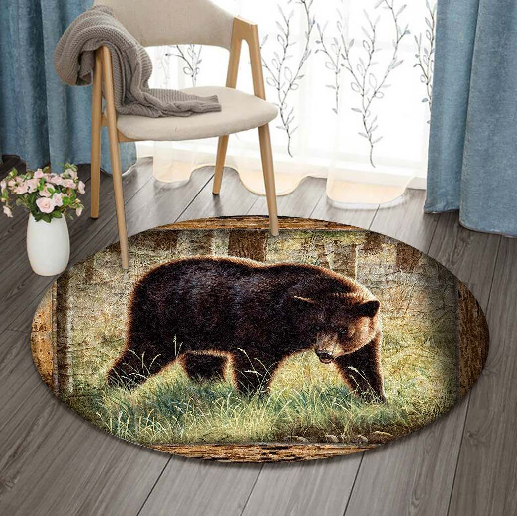 Bear Round Carpet