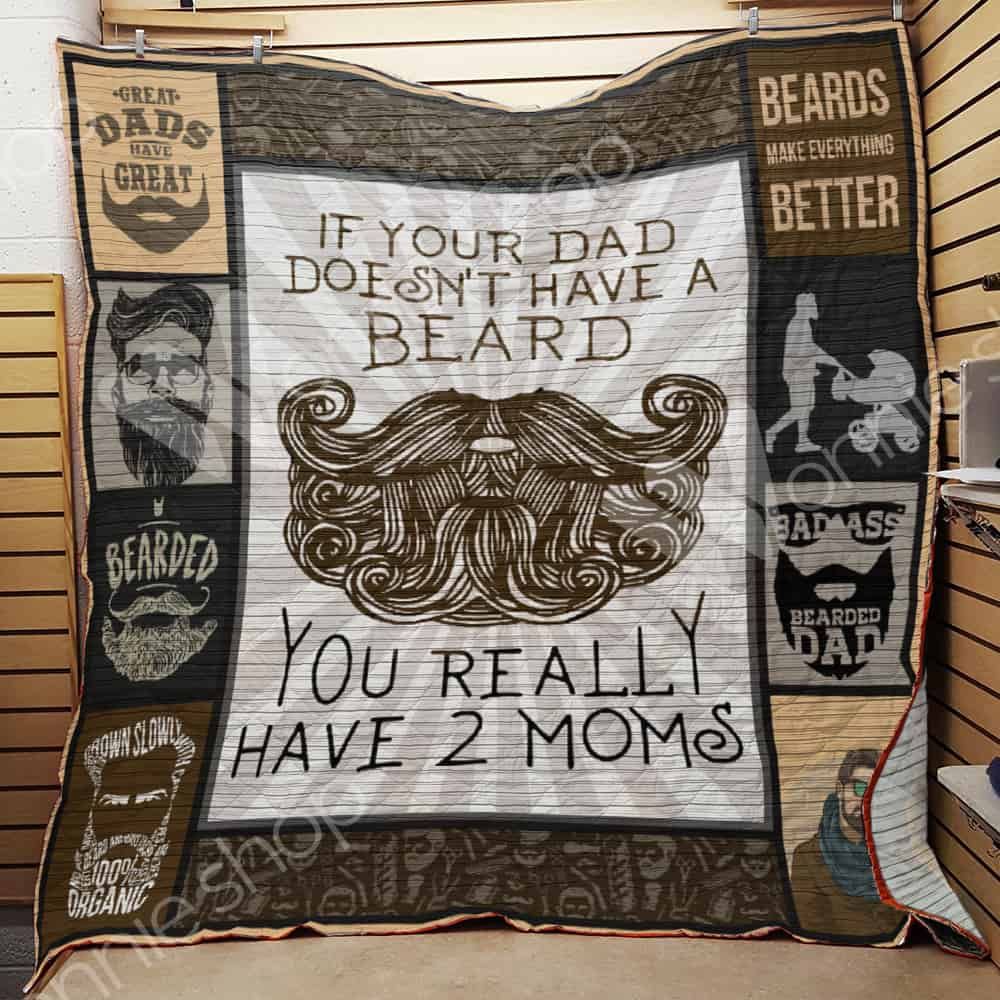 Beard Dad Quilt Blanket DHC0302651TD
