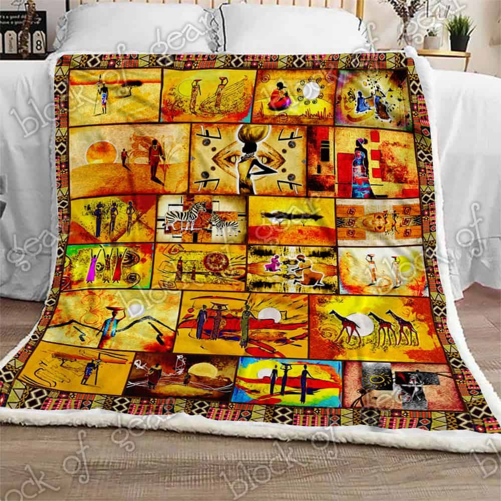 Beautiful Africa Fleece Blanket