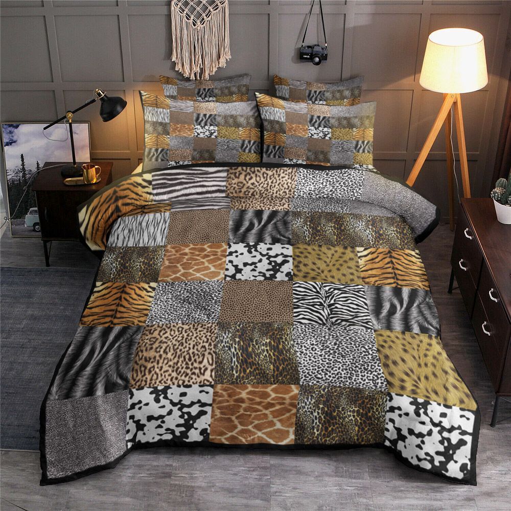 Beautiful Animal Skin Zebra Stripe Bedding Set