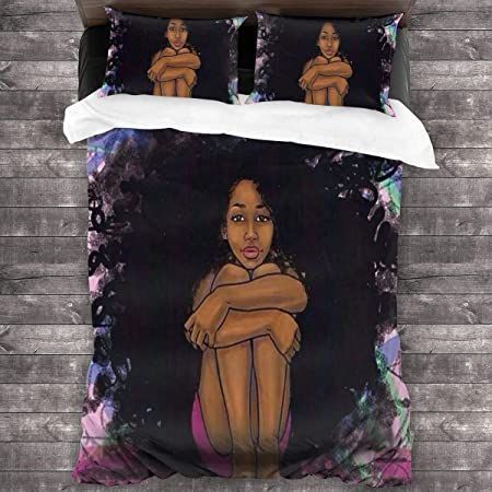 Beautiful Black Girl Bedding Set