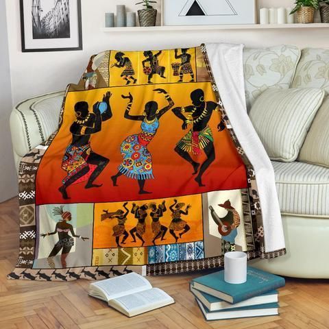 Beautiful Black Woman Sherpa Fleece Blanket