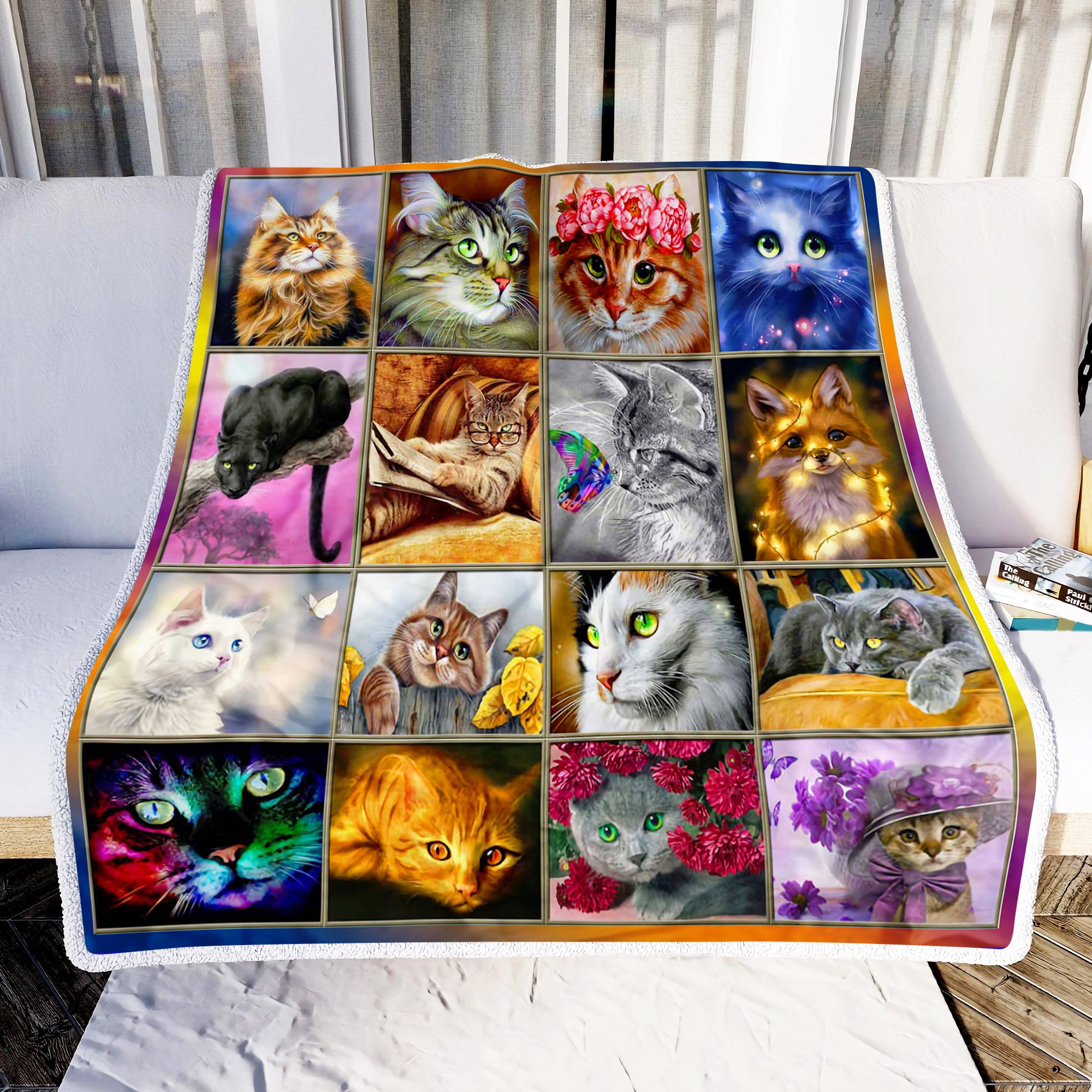 Beautiful Cats Fleece Blanket