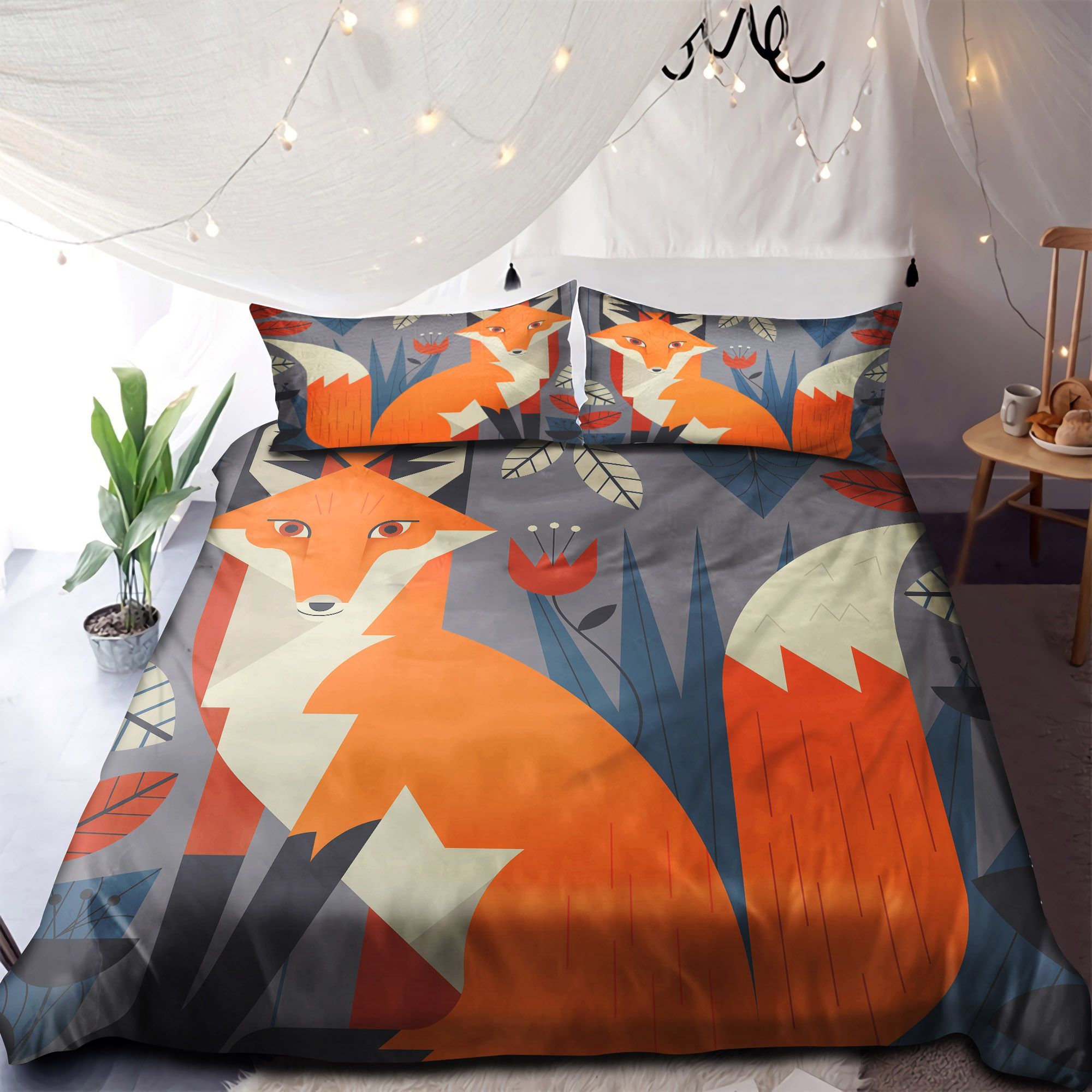 Beautiful Fox Bedding Set