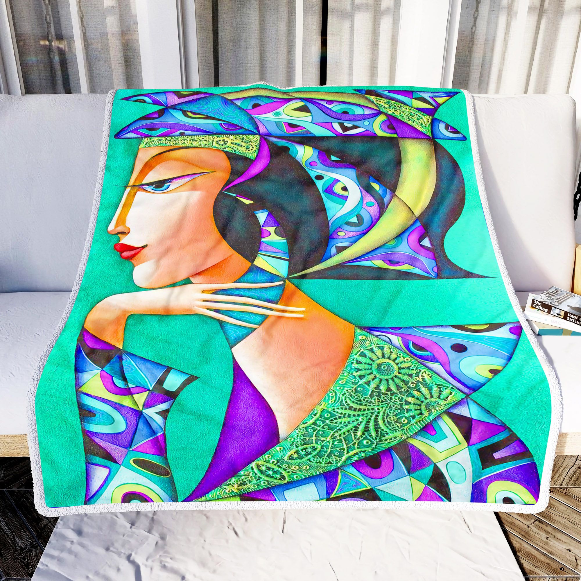 Beautiful Girl Fleece Blanket