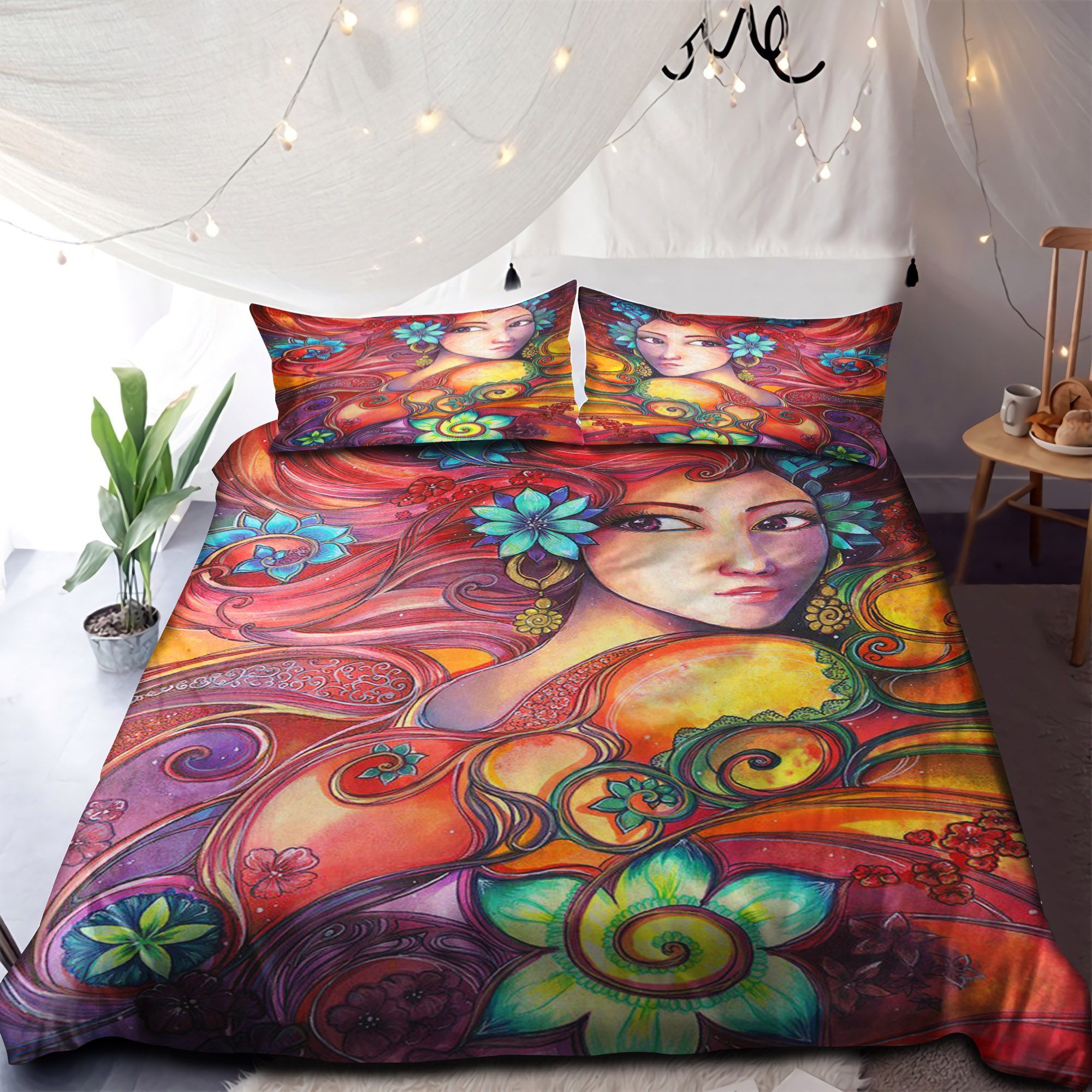 Beautiful Girl Bedding Set