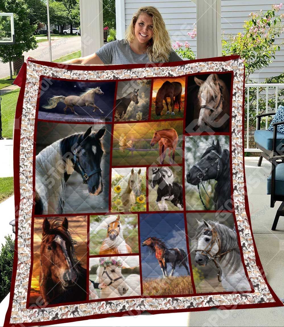 Beautiful Horses NC0709037CL Quilt Blanket