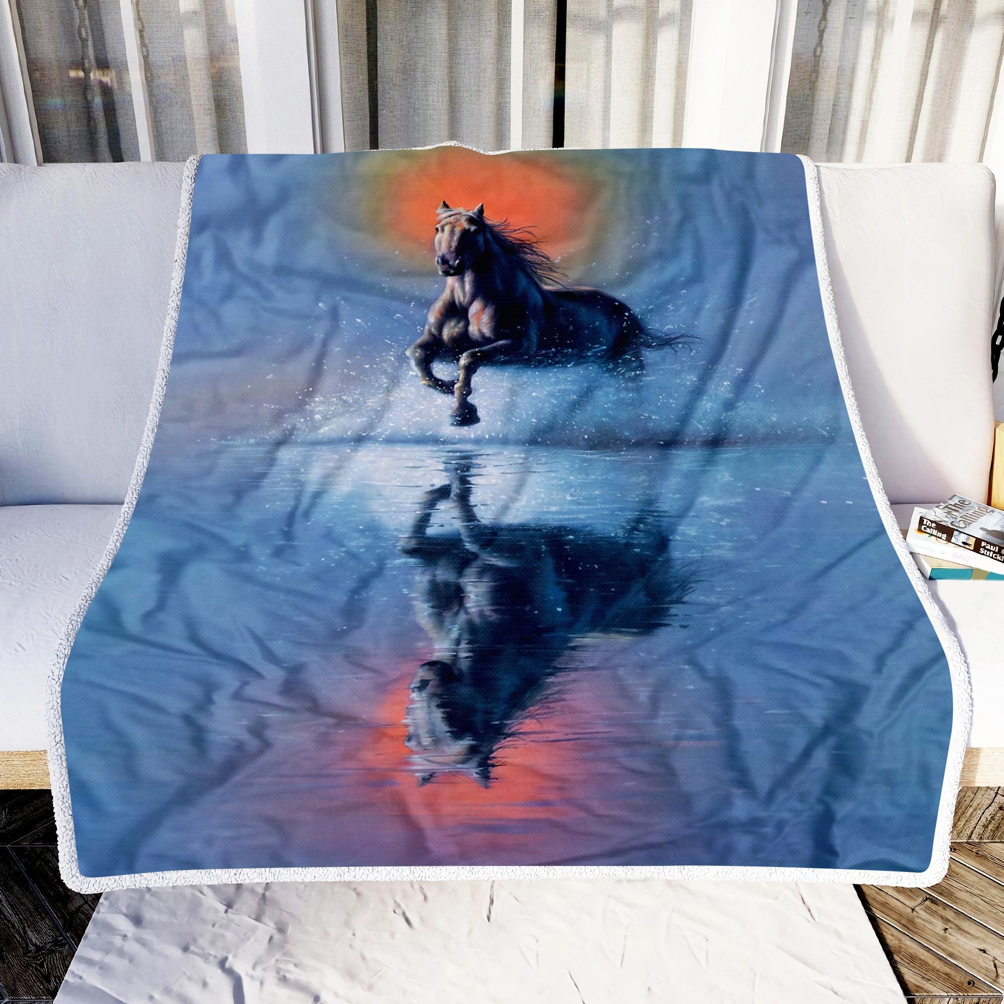 Beautiful Horses Fleece Blanket