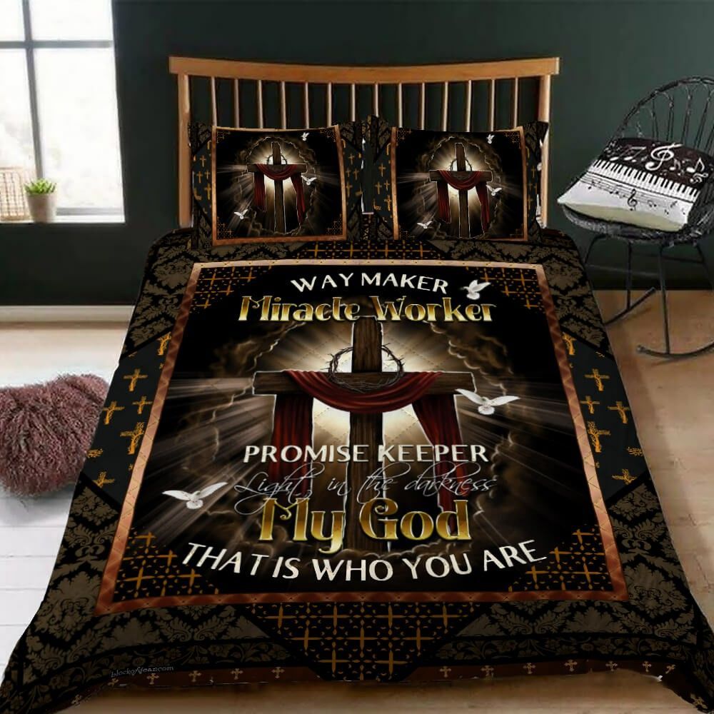 Beautiful Jesus Cross Bedding Set