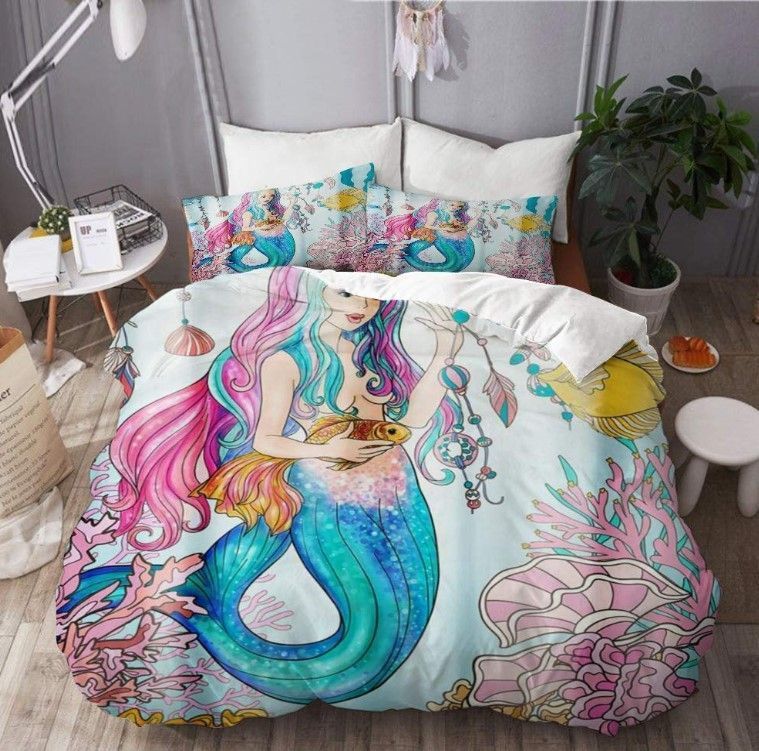Beautiful Mermaid Bedding Set