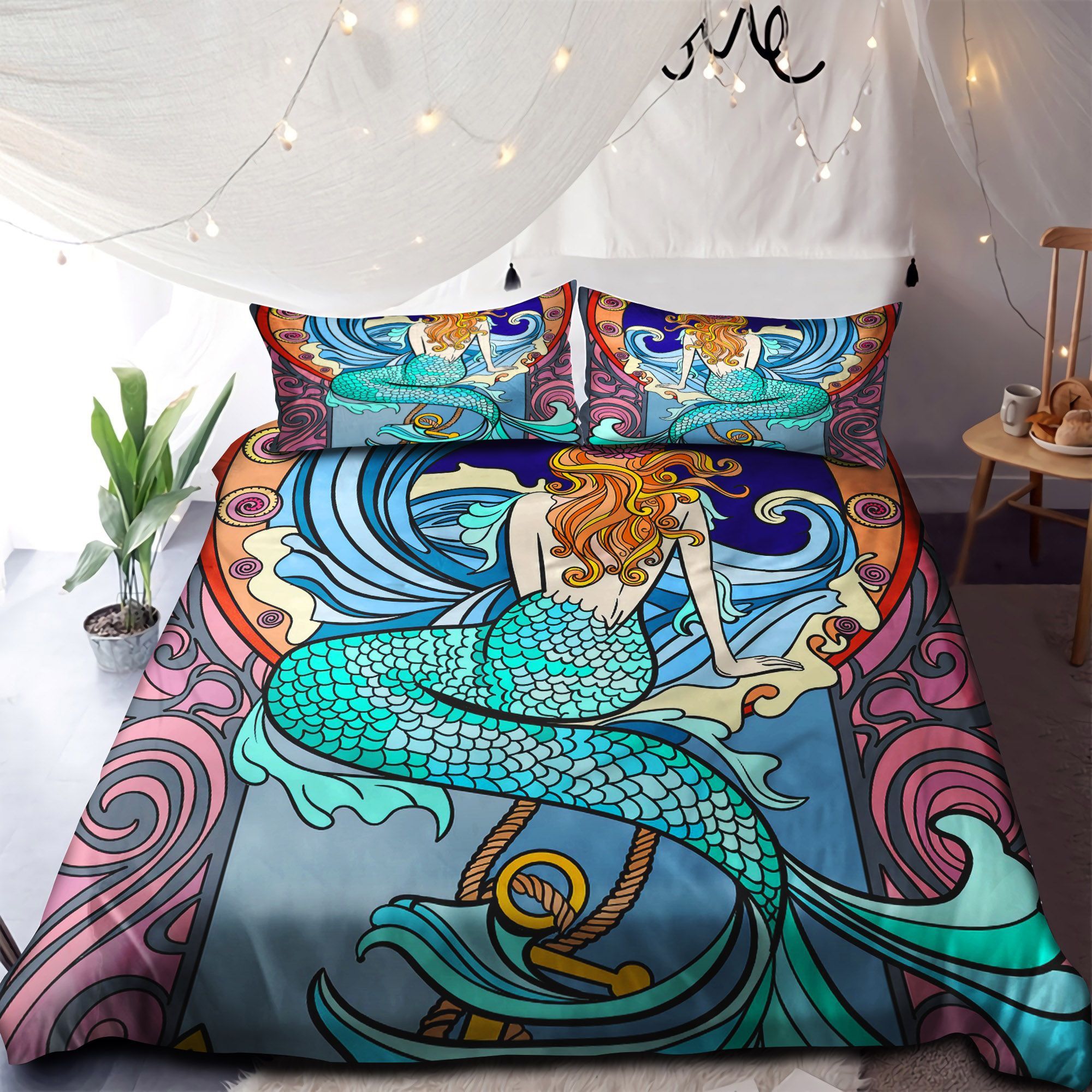 Beautiful Mermaid Bedding Set