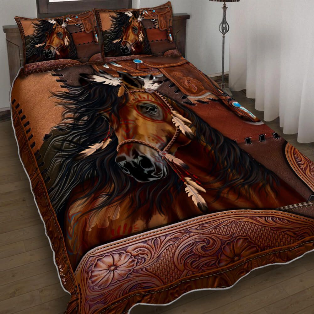 Beautiful Native Horse Spirit Bedding Set