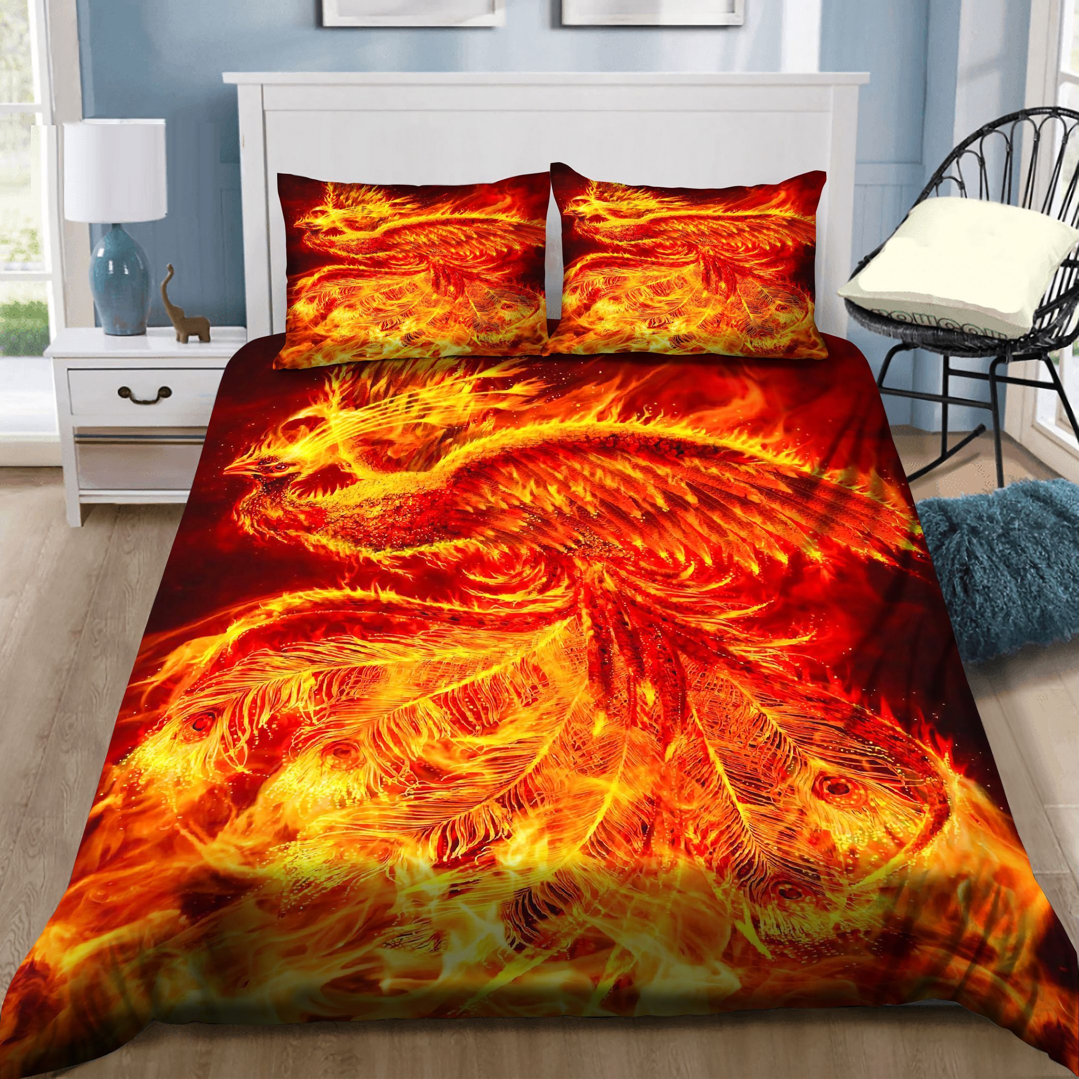 Beautiful Phoenix Bedding Set