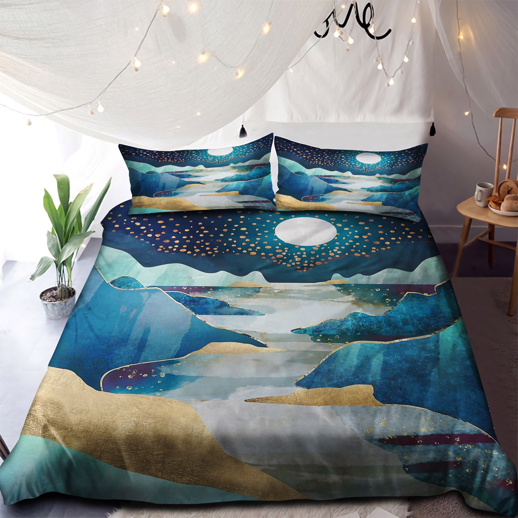 Beautiful Space Bedding Set