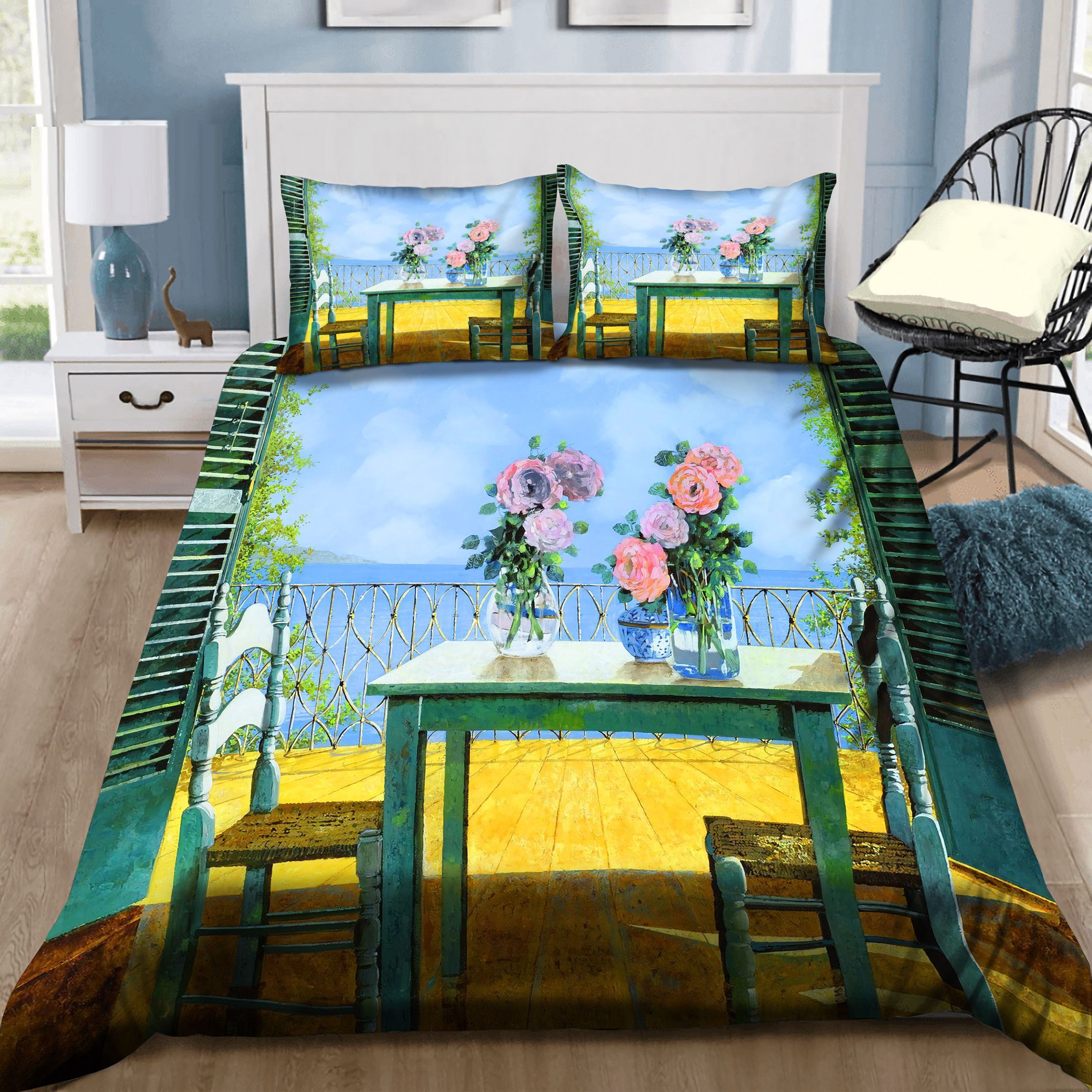 Beautiful View In House Bedding Set