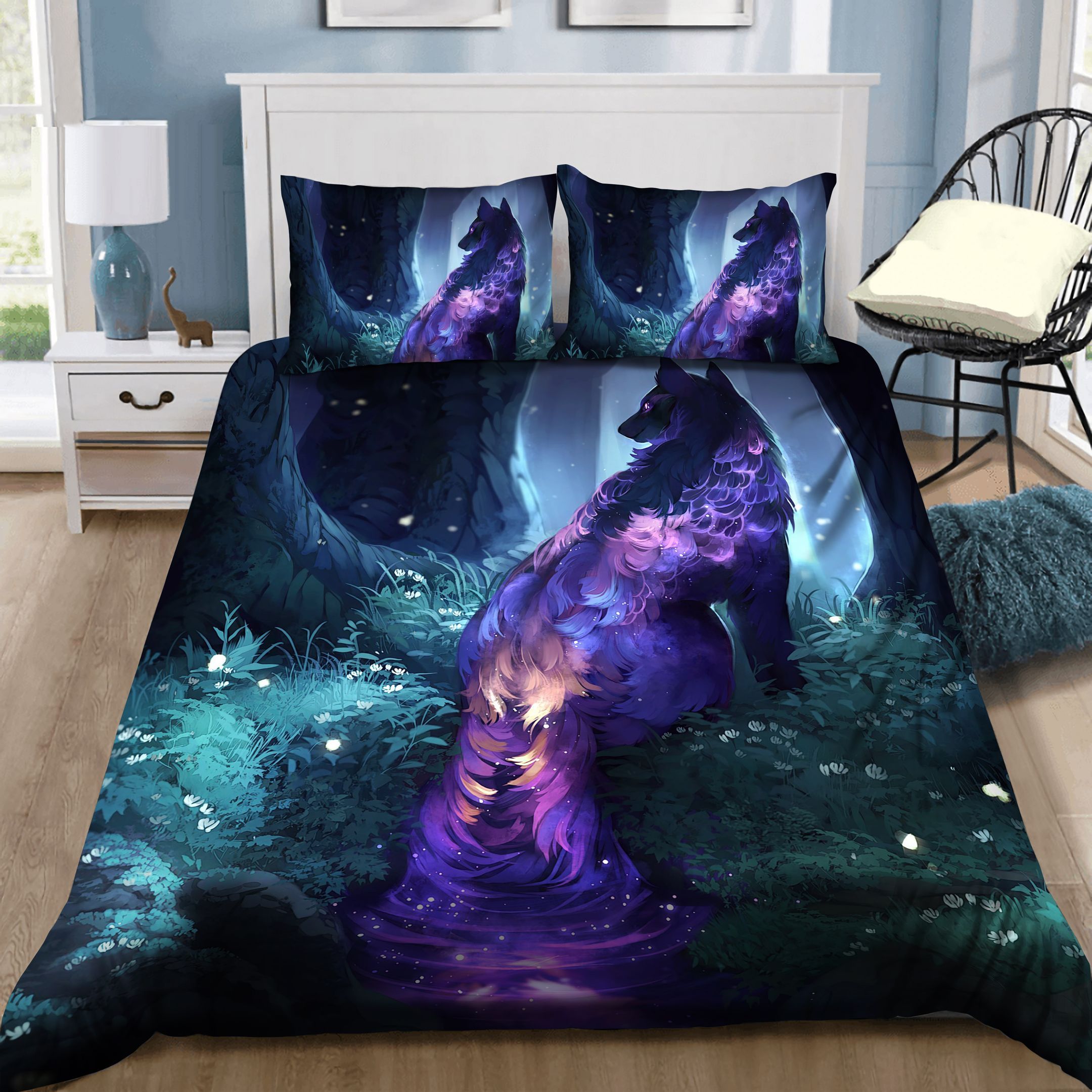 Beautiful Wolf Bedding Set