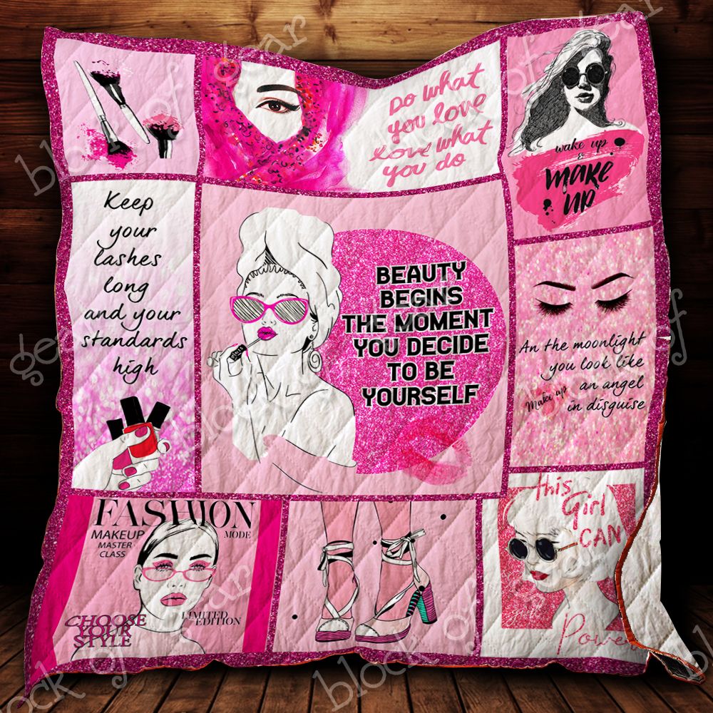 Beauty Begins The Moment You Decide To Be Yourself Quilt Ss284 Dhc11121456Dd