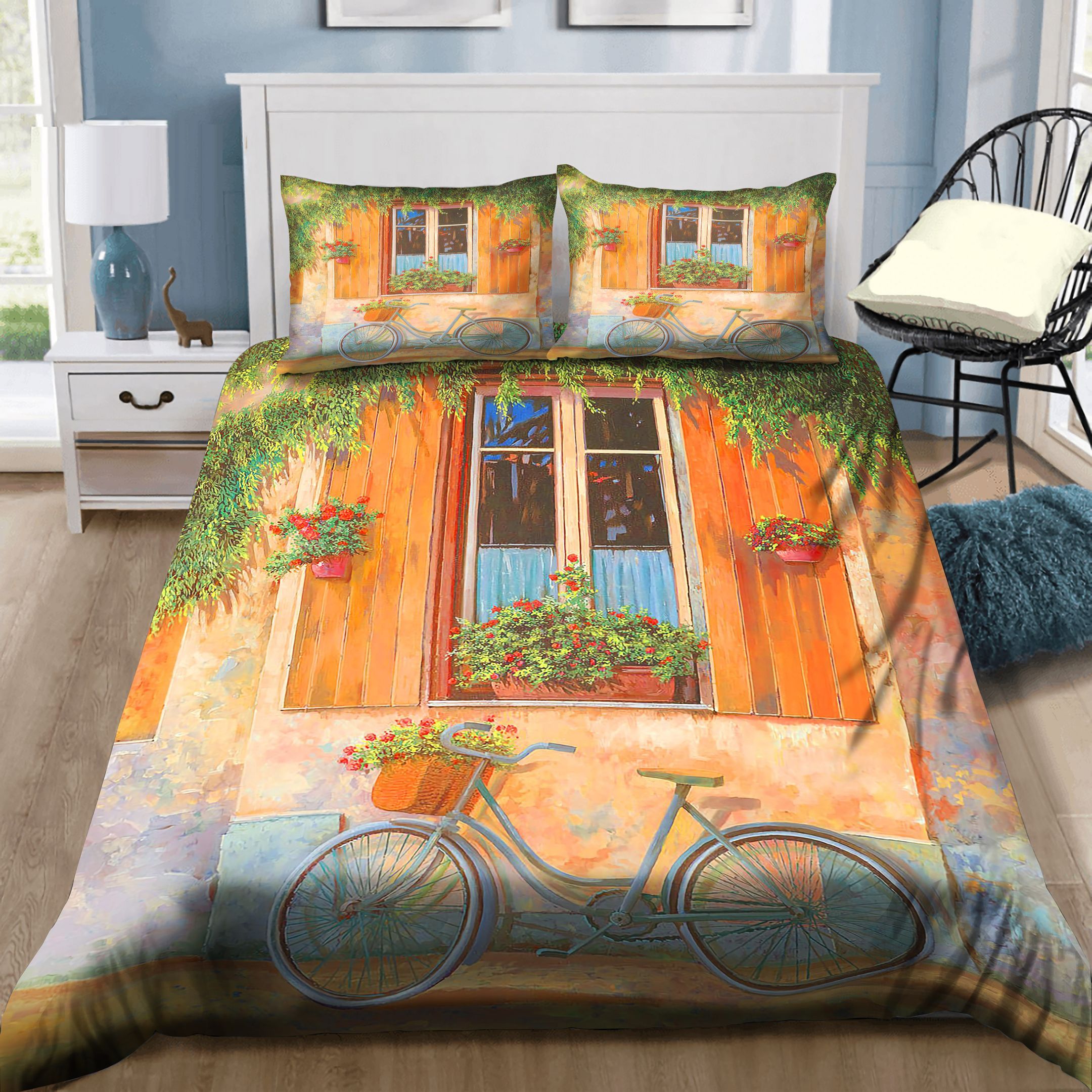 Beauty House Bedding Set