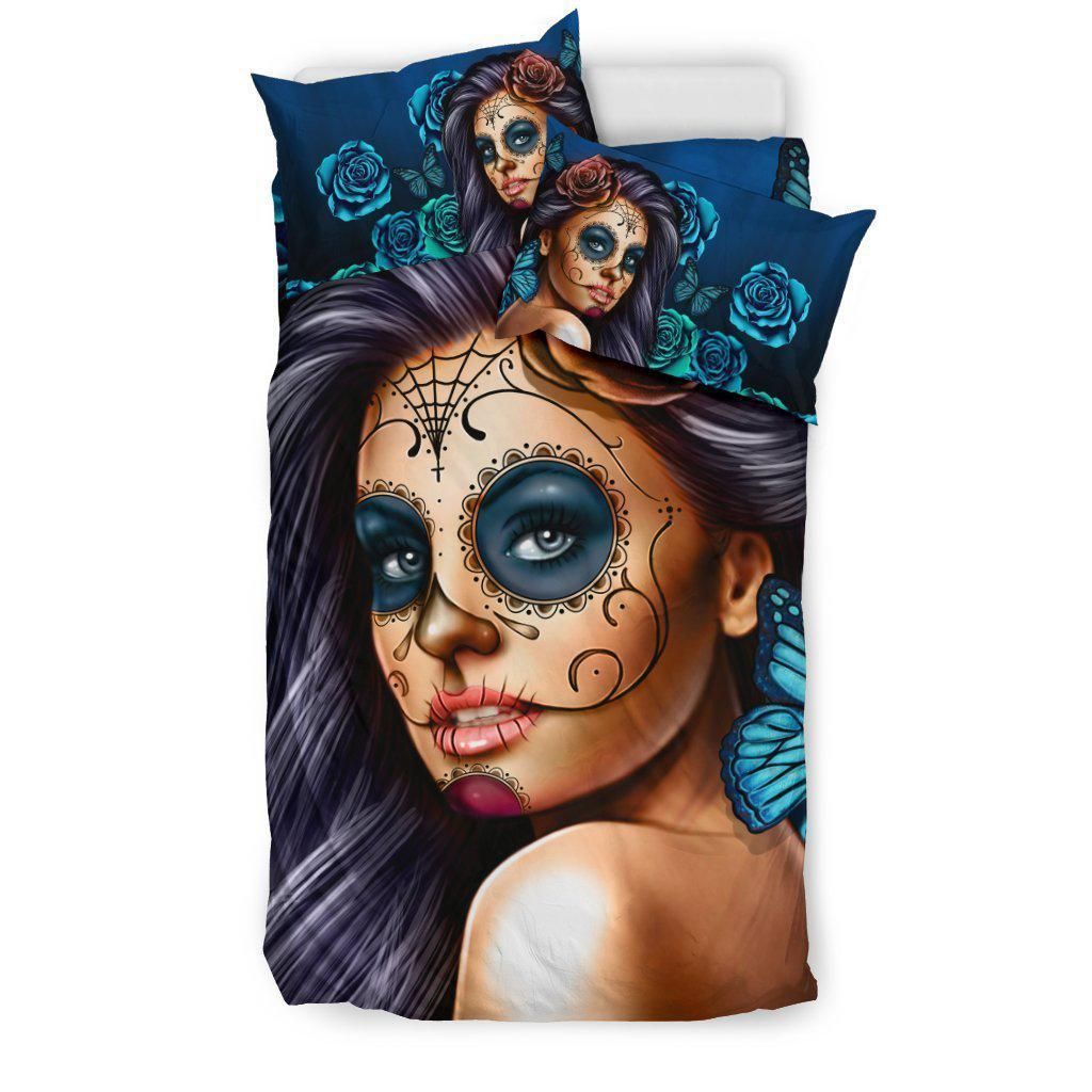 Beauty Of Calavera Girl Bedding Set
