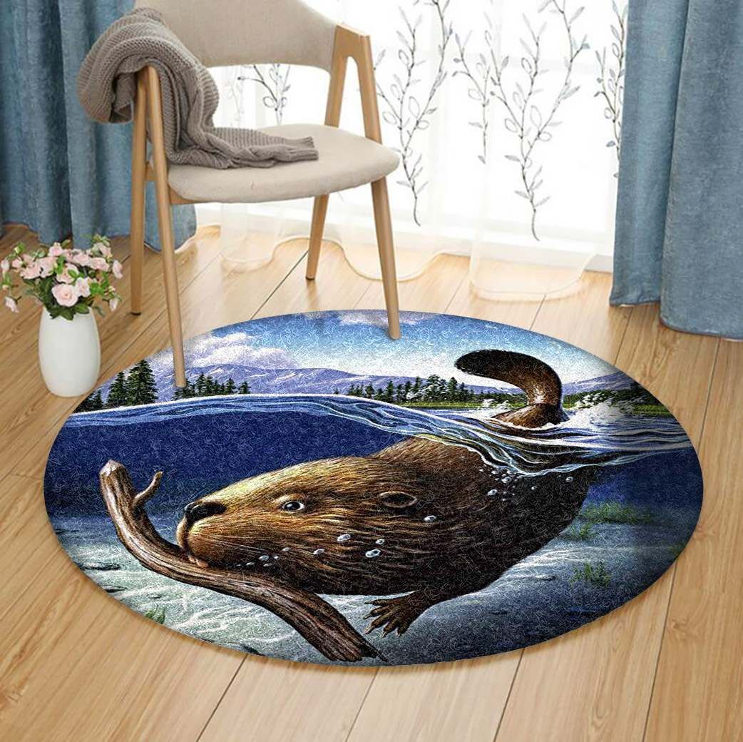 Beaver Round Carpet