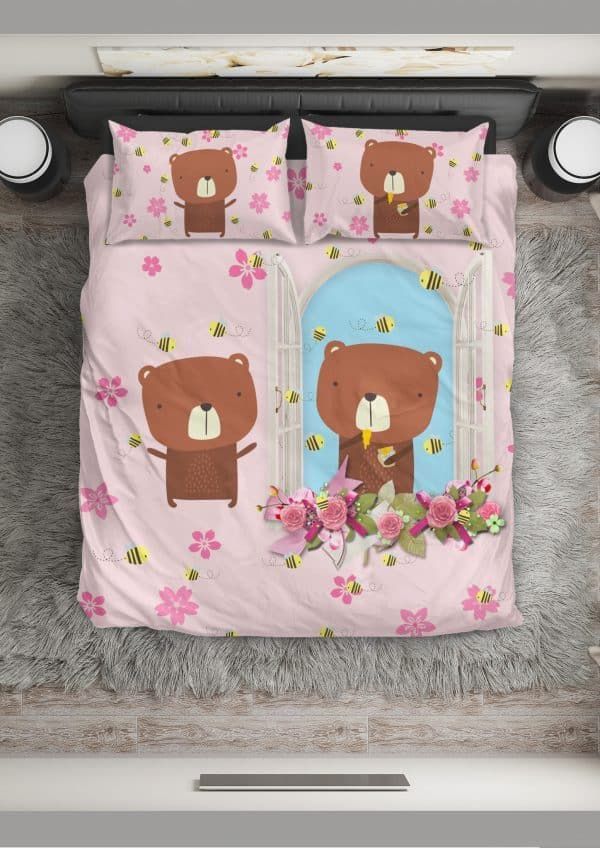 Bee And Bear Bedding Set