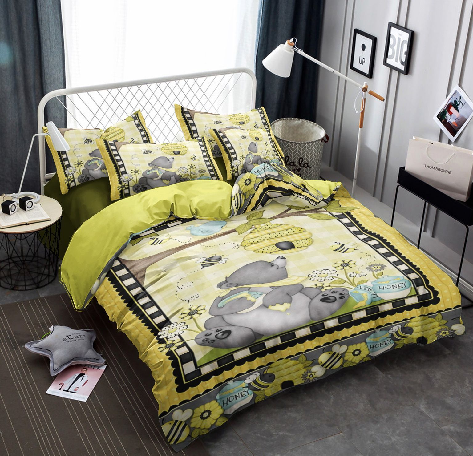 Bee And Bear Bedding Set