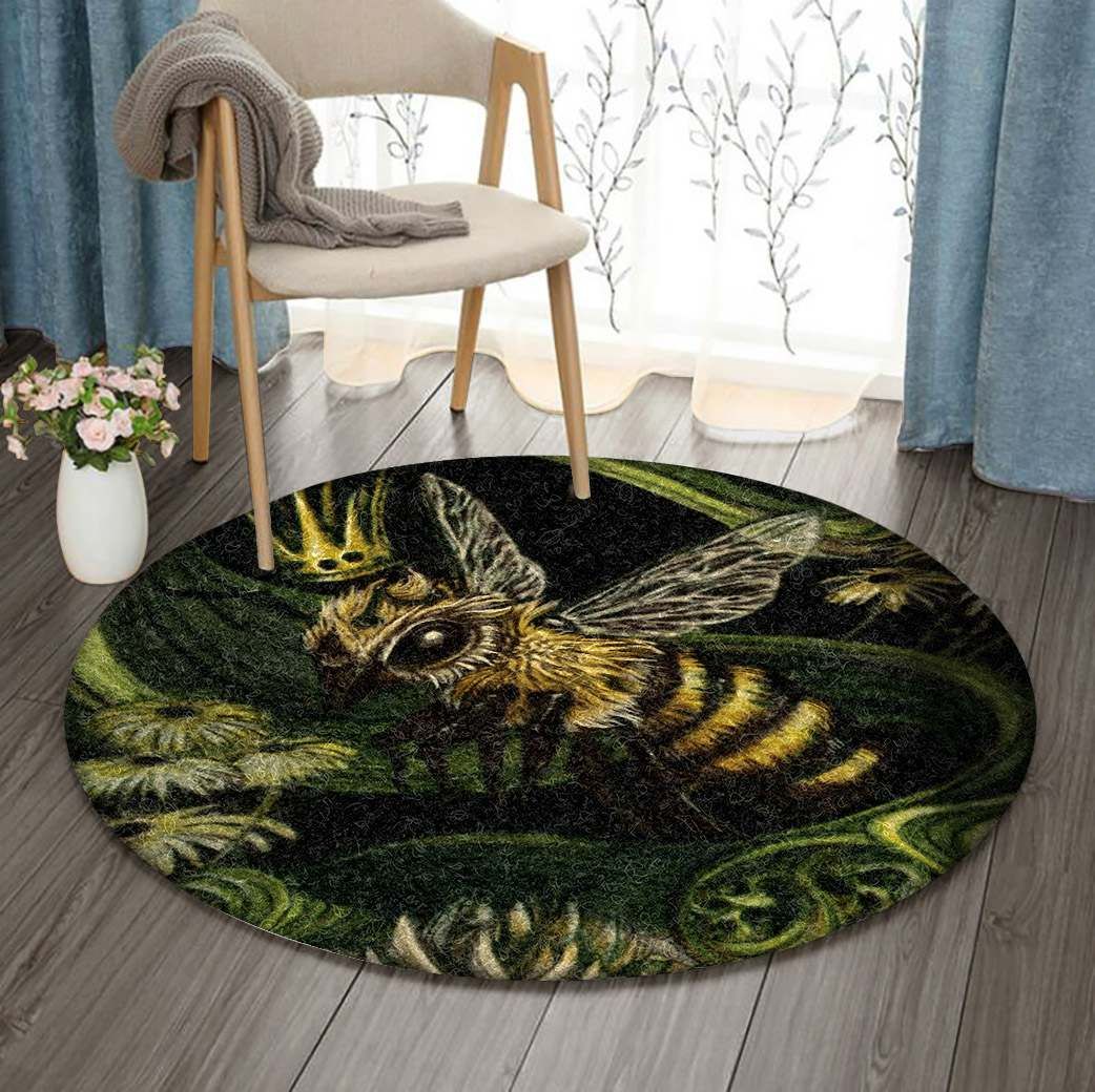 Bee Round Carpet