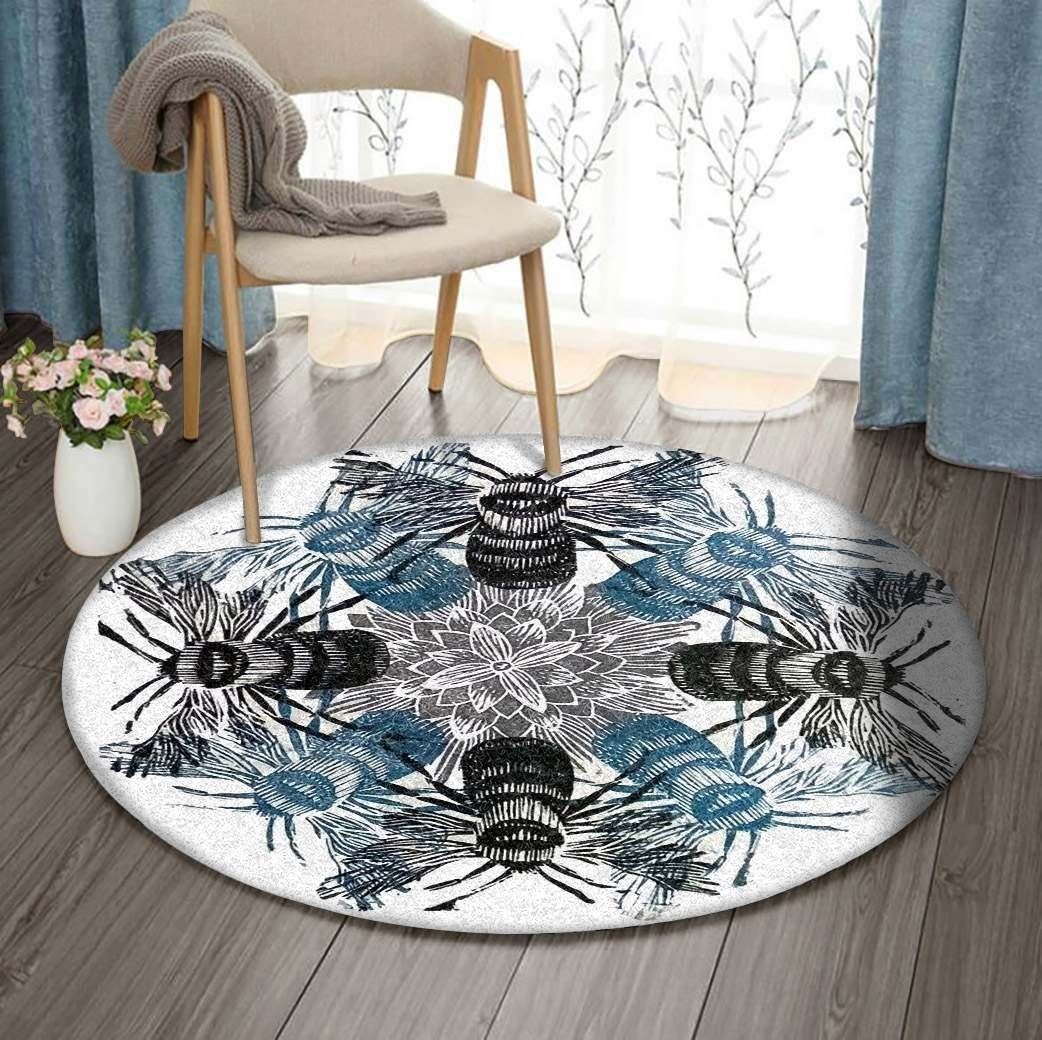 Bee Round Carpet