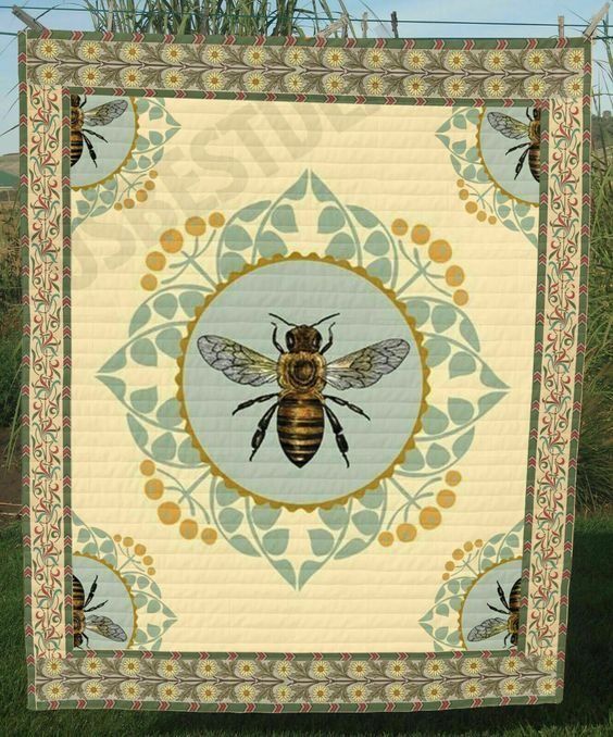 Bee CLA0710035Q Quilt Blanket